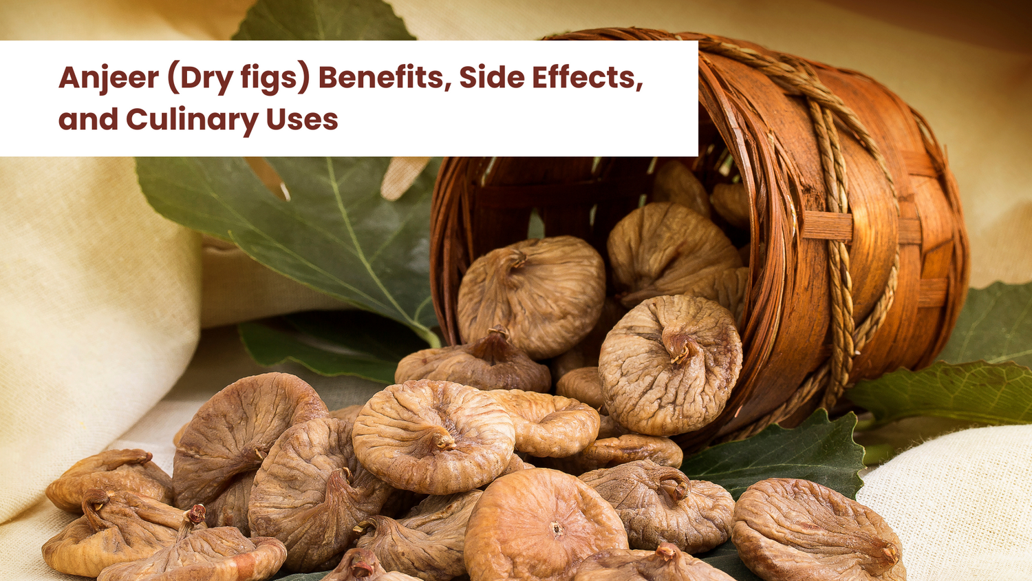 Anjeer (Dry figs) Benefits, Side Effects, and Culinary Uses