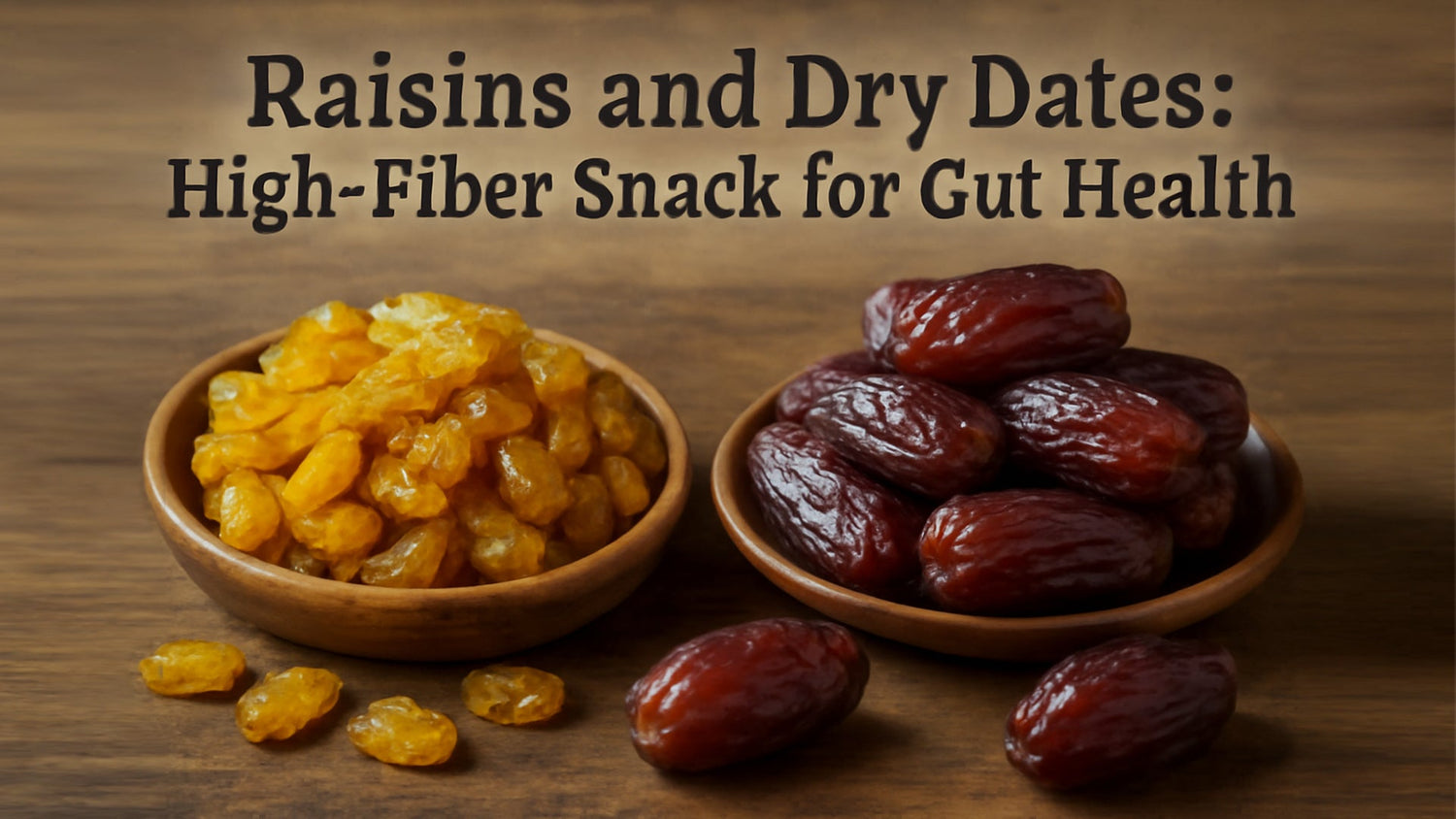 Raisins and Dry Dates: High-Fiber Snack for Gut Health