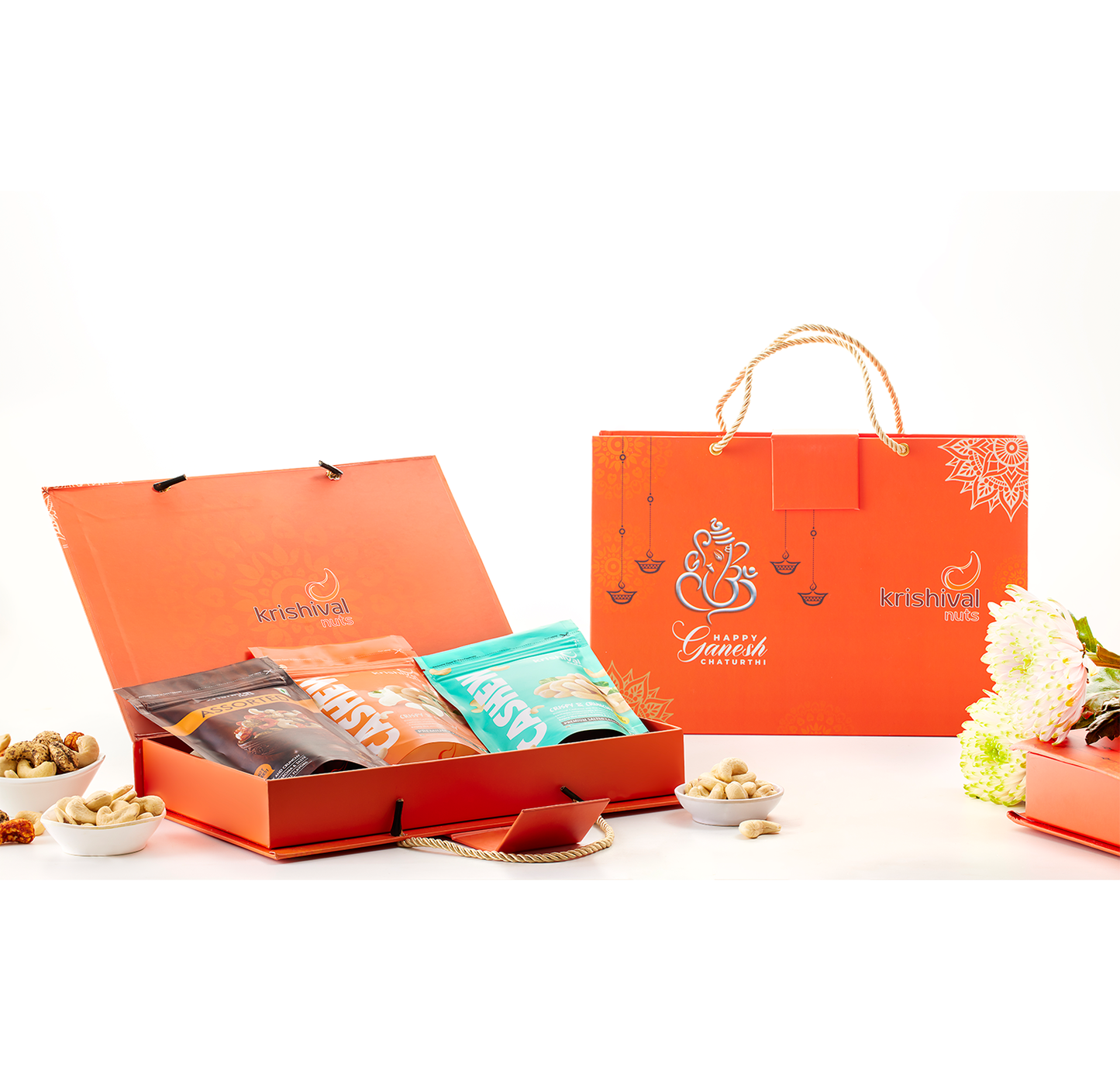 Ganesha Combo Box (W210 - 100gm, Assorted - 100gm, Salted - 100gm)