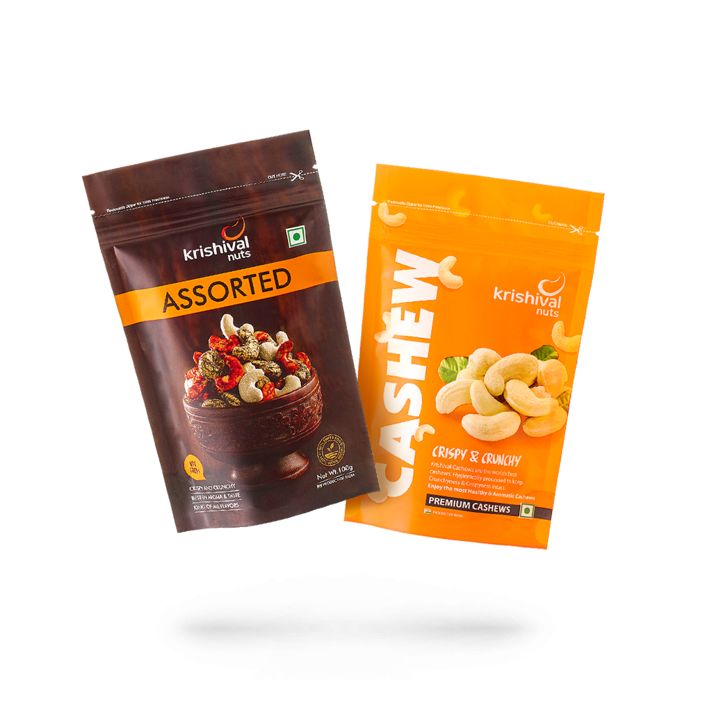 Assorted Cashews 250g + Popular Cashews 250g
