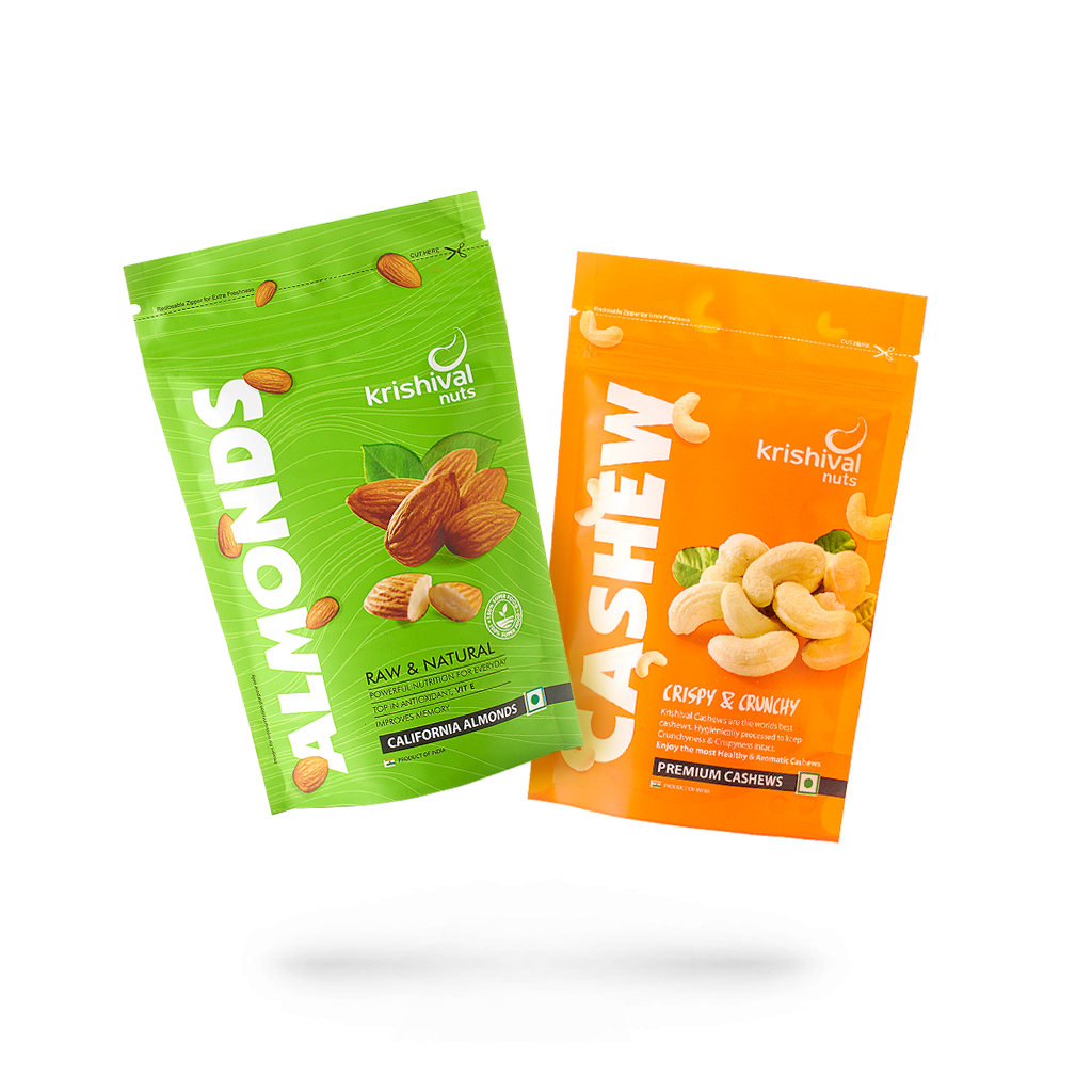 King of cashews+ California Almonds