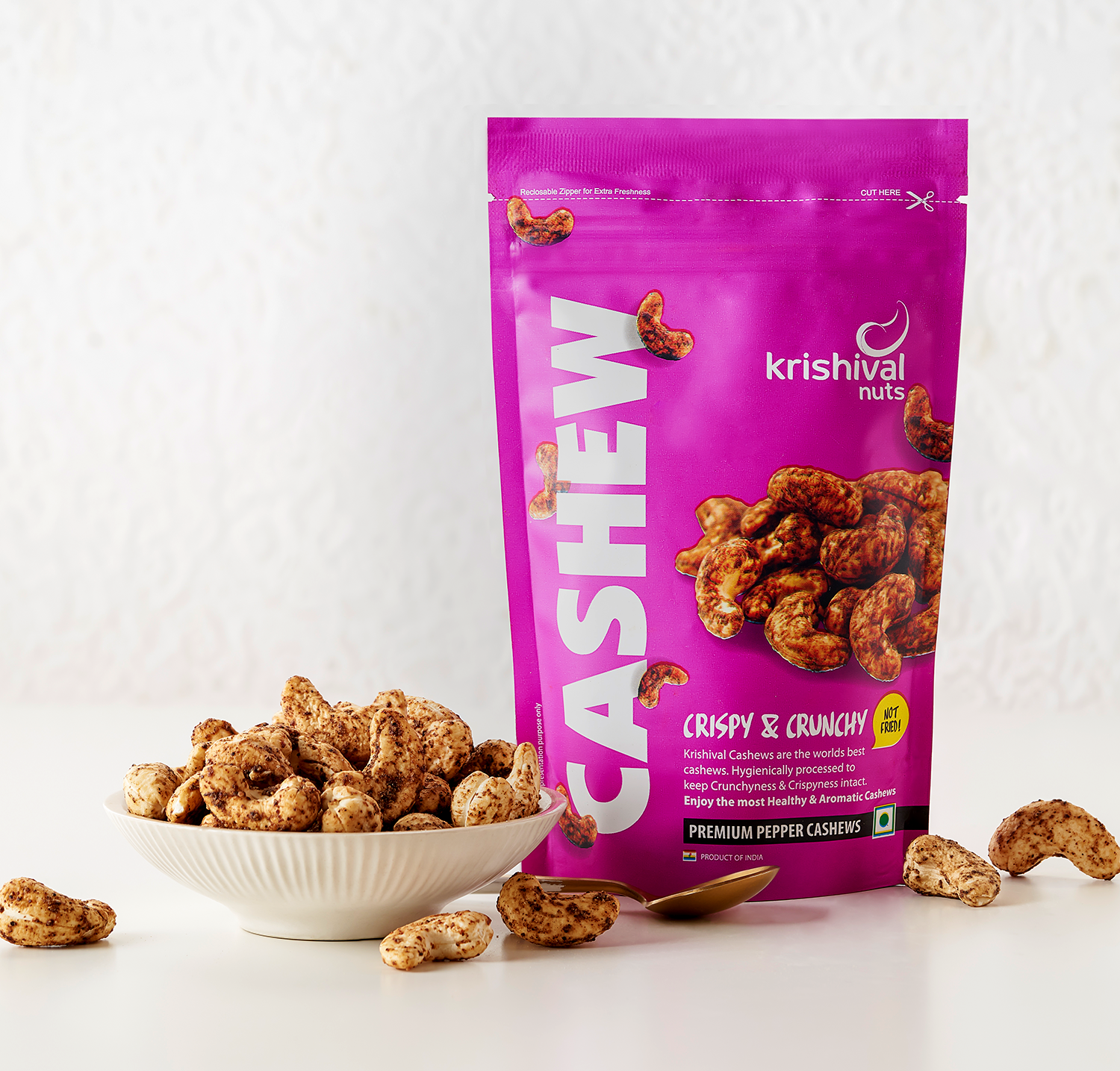 Pepper Cashew 1Kg (Pack of 4 X 250g)