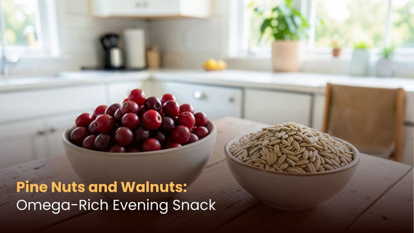 Pine Nuts and Walnuts: Omega-Rich Evening Snack