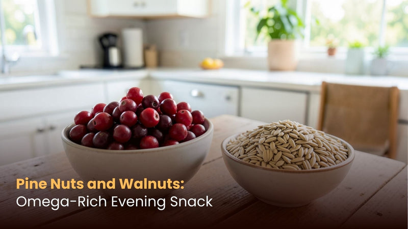 Pine Nuts and Walnuts: Omega-Rich Evening Snack