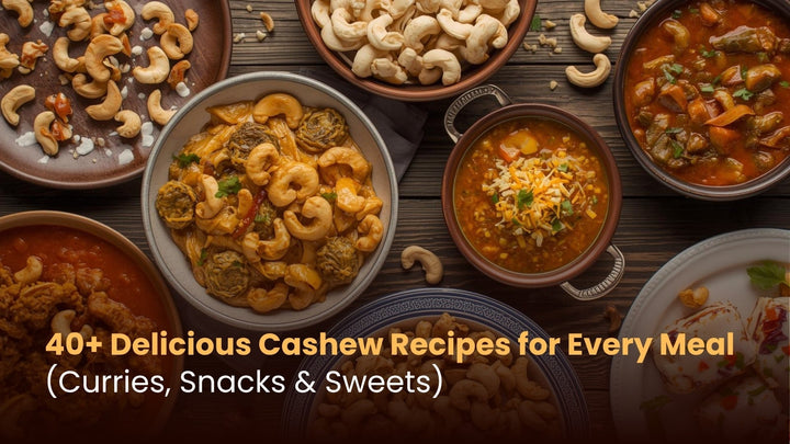 40+ Delicious Cashew Recipes for Every Meal (Curries, Snacks & Sweets)