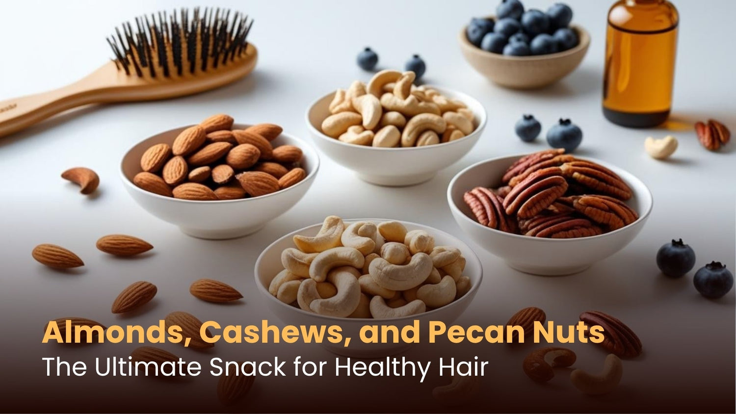 Almonds, Cashews, and Pecan Nuts: The Ultimate Snack for Healthy Hair