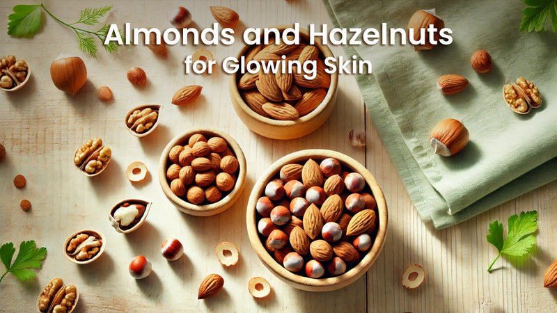 Almonds and Hazelnuts for Glowing Skin