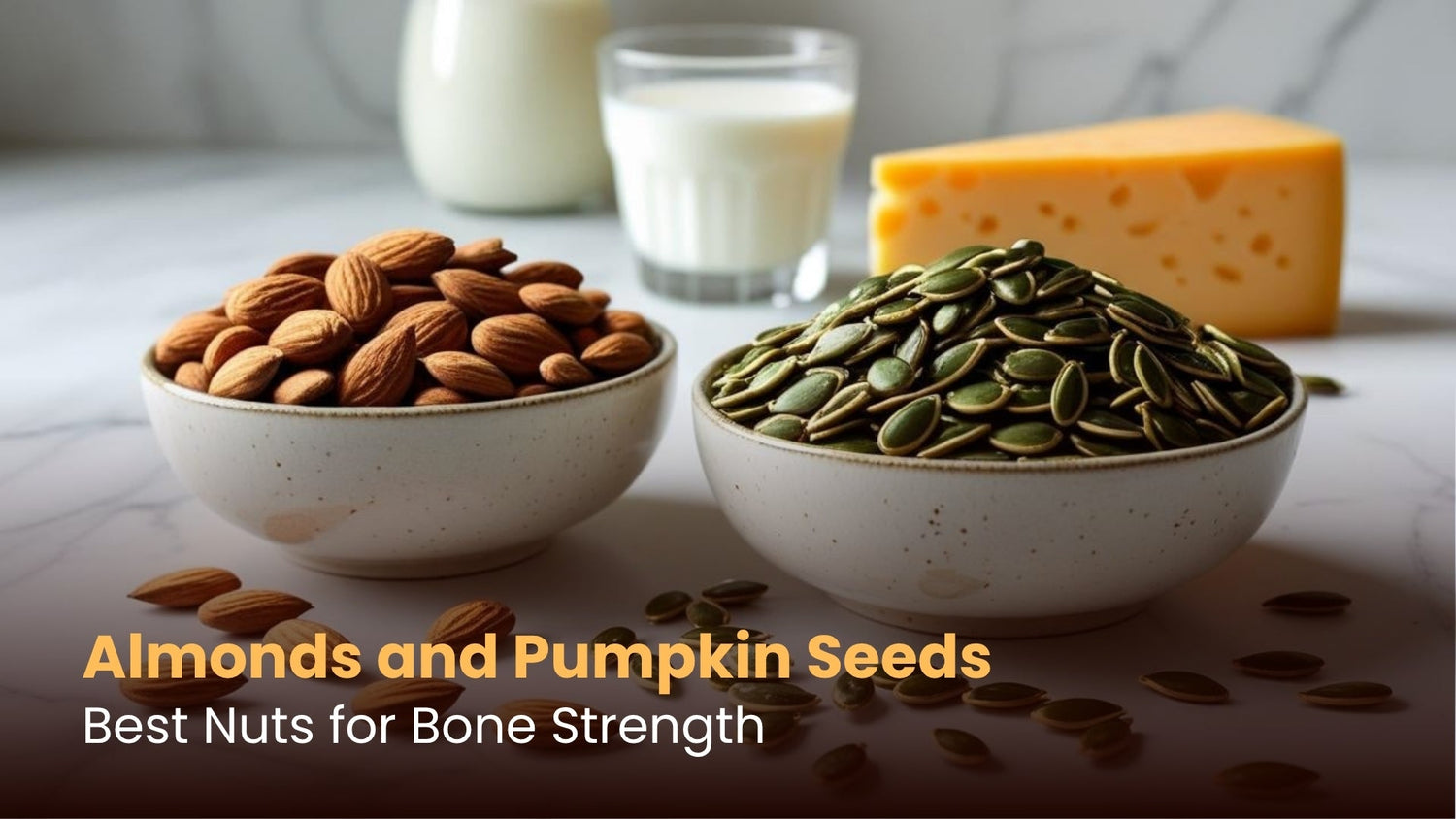 Almonds and Pumpkin Seeds: Best Nuts for Bone Strength