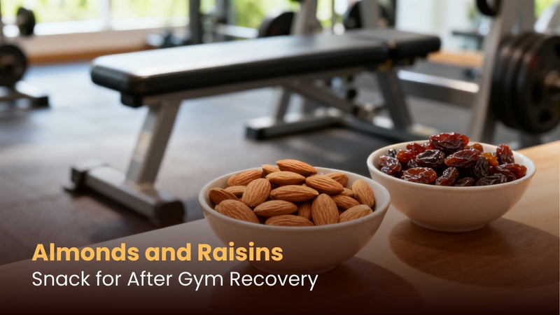 Almonds and Raisins: Snack for After Gym Recovery