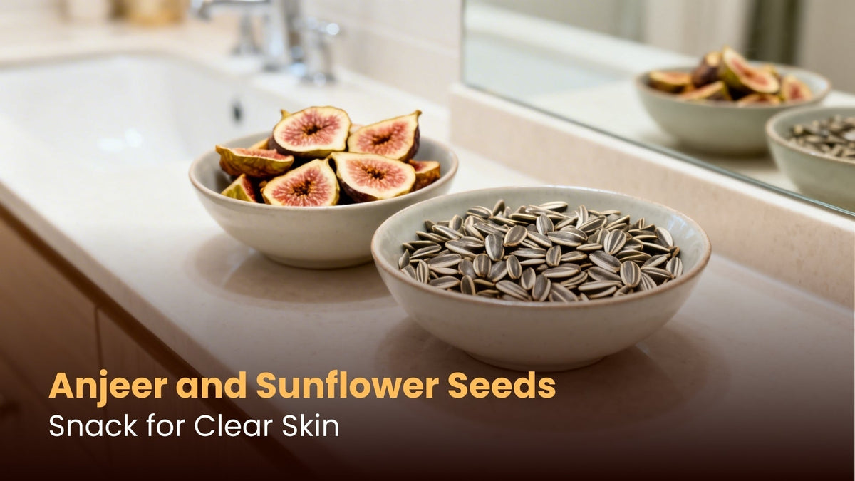 Anjeer and Sunflower Seeds: Snack for Clear Skin