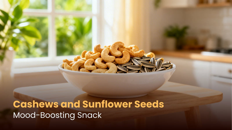 Cashews and Sunflower Seeds: Mood-Boosting Snack