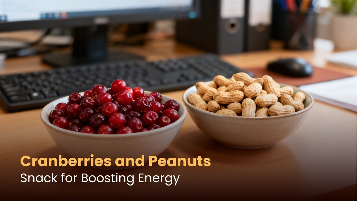 Cranberries and Peanuts: Snack for Boosting Energy