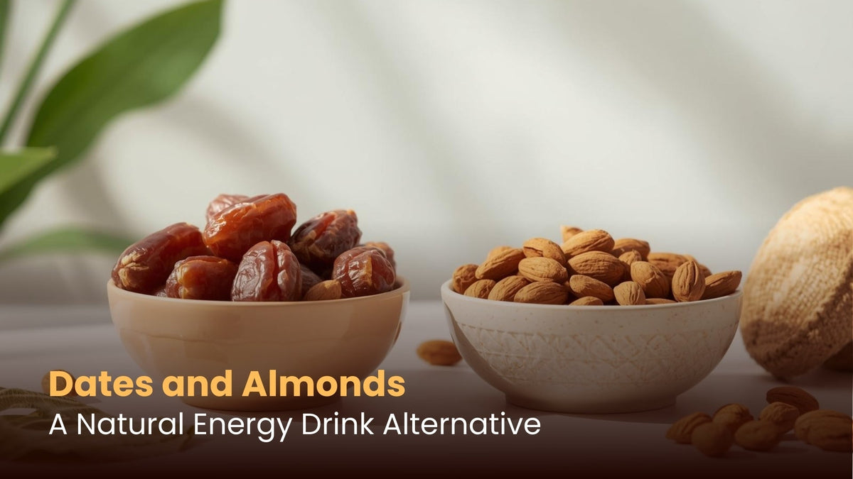 Dates and Almonds: A Natural Energy Drink Alternative