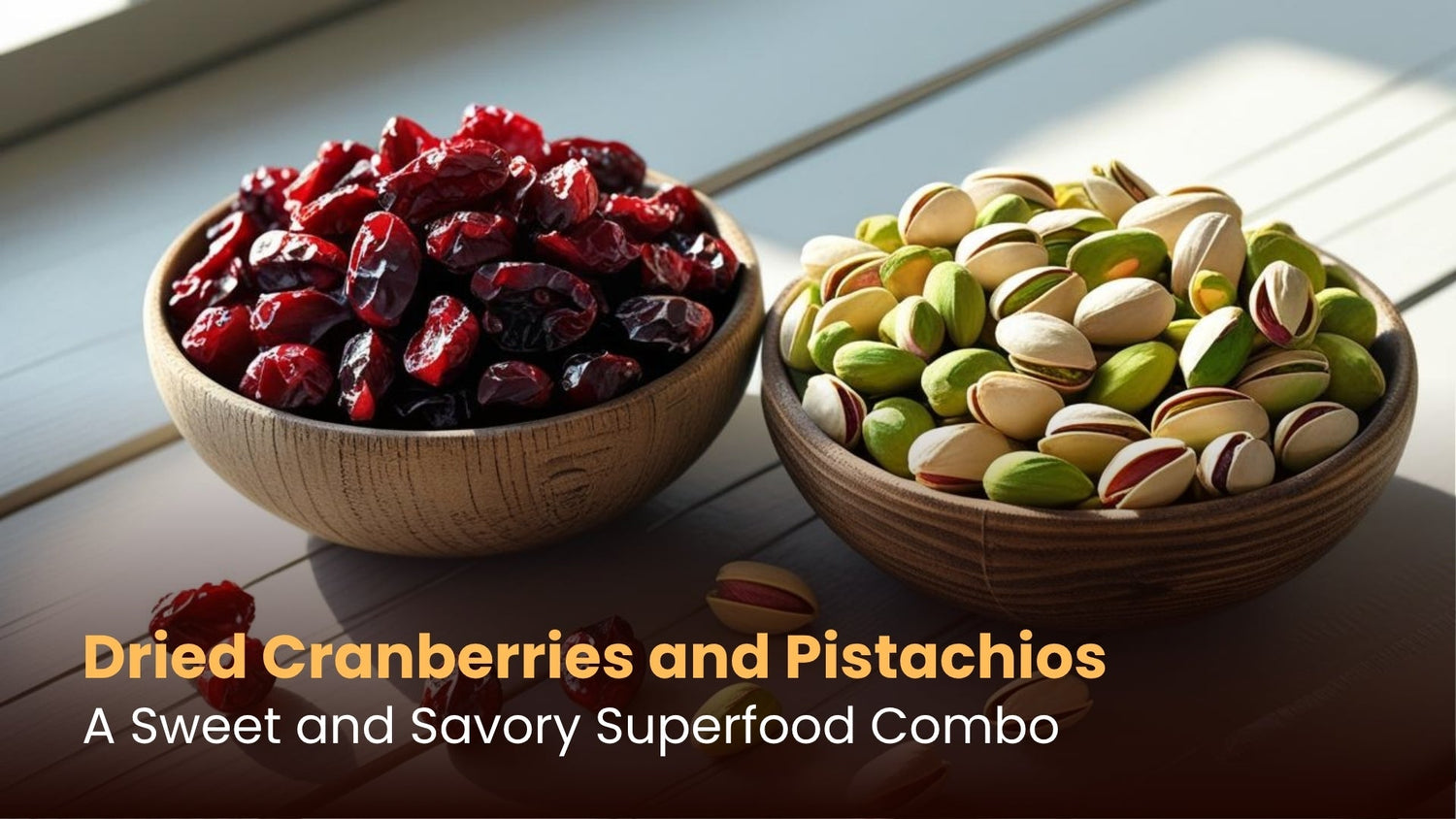 Dried Cranberries and Pistachios: A Sweet and Savory Superfood Combo
