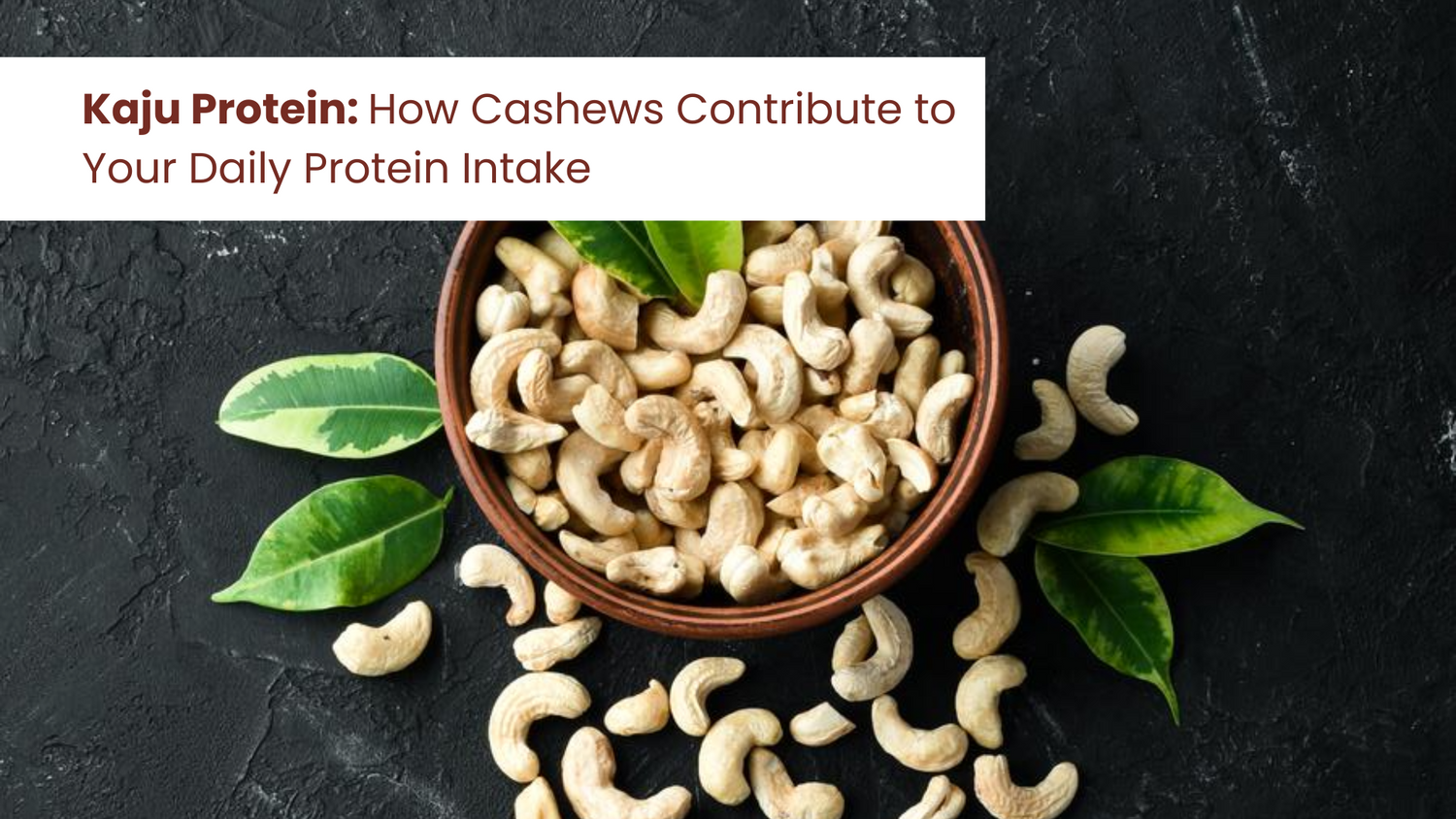 Kaju Protein: How Cashews Contribute to Your Daily Protein Intake