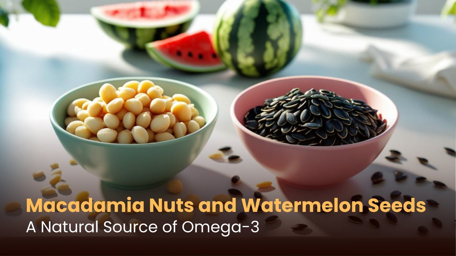 Macadamia Nuts and Watermelon Seeds: A Natural Source of Omega-3