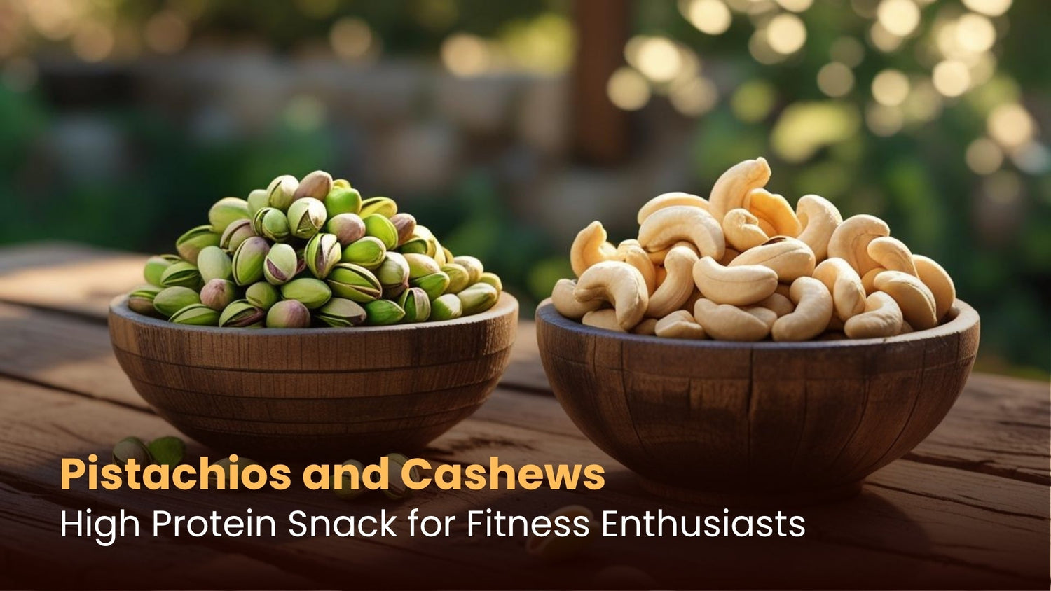Pistachios and Cashews: High Protein Snack for Fitness Enthusiasts