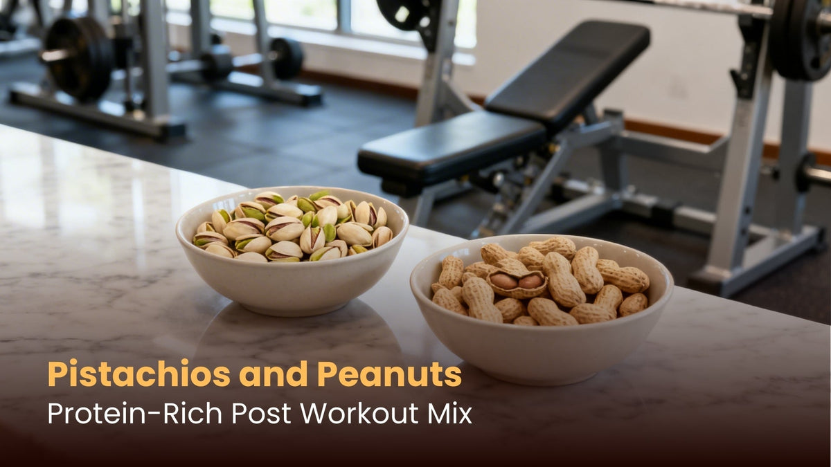 Pistachios and Peanuts: Protein-Rich Post Workout Mix