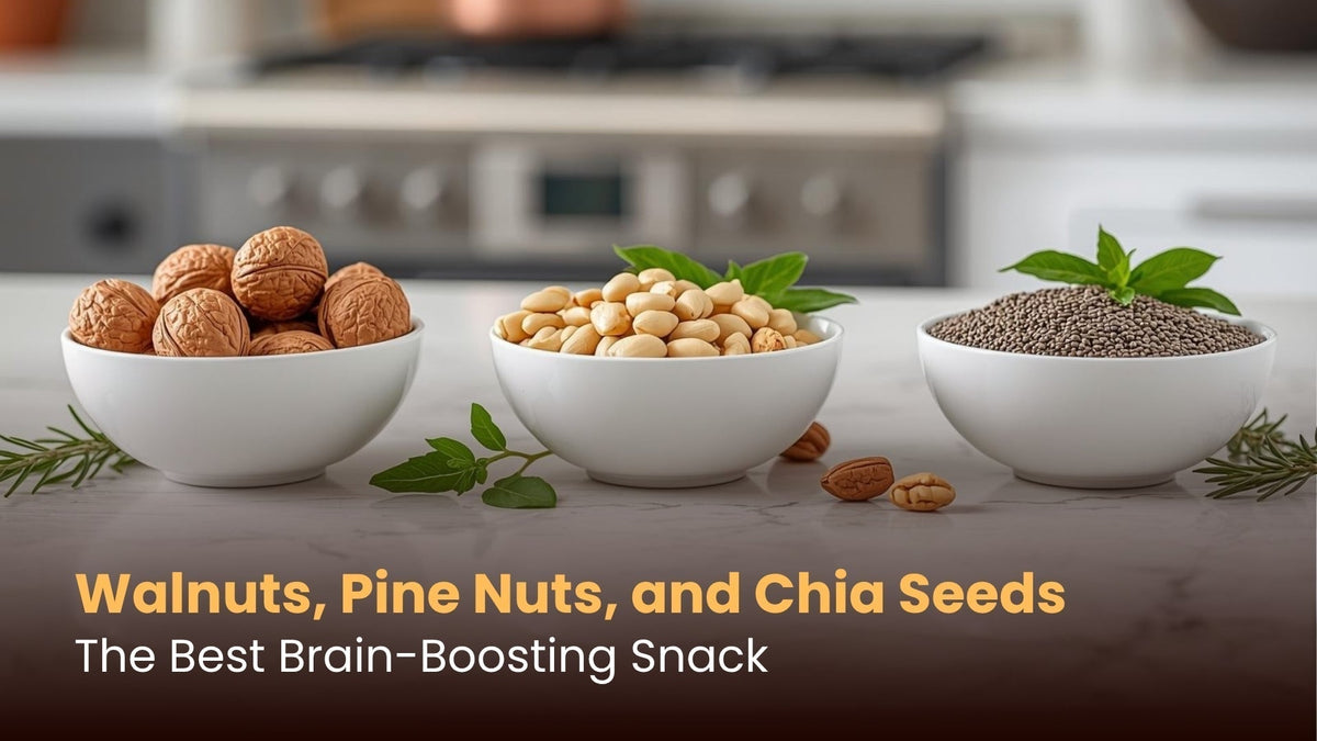 Walnuts, Pine Nuts, and Chia Seeds: The Best Brain-Boosting Snack