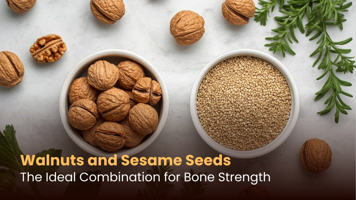 Walnuts and Sesame Seeds: The Ideal Combination for Bone Strength