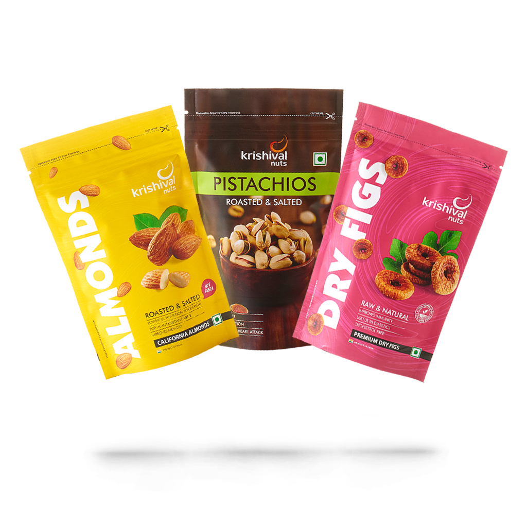 The Ultimate Nut Mix Subscription (California Salted Almonds + Pistachios + Dry Figs)