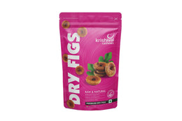 Dry Figs 100g, Premium Quality Krishival Anjeer, Rich Source of Vitamins Dietary Fibre - front of pouch