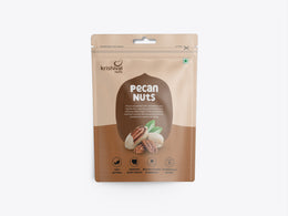 Krishival Nuts Premium Pecan Nuts | 250 Grams, Pack of 1 | Crunchy Nuts, Rich in Protein & Fibre, Pecans | 100 Natural, Ziplock Packaging - front of pouch