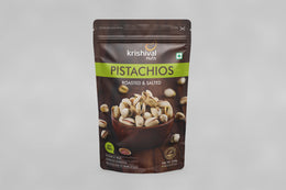 Pista 100g, Premium Quality Krishival Roasted & salted Pistachios, Tasty & Healthy Snack, Best Dry Fruits