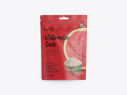 Krishival Nuts Watermelon Seeds | 250 Grams, Pack of 1 | Healthy & 100% Natural - front of pouch